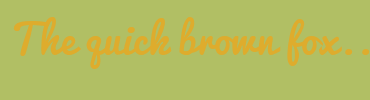 Image with Font Color DEAC2D and Background Color B1BF64
